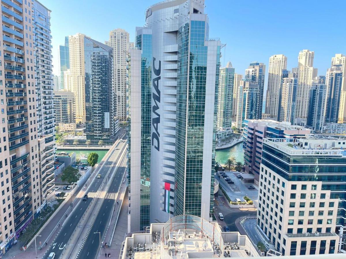 Private Gorgeous Room With Marina View With Shared Kitchen In Shared Apartment Dubai Exteriör bild